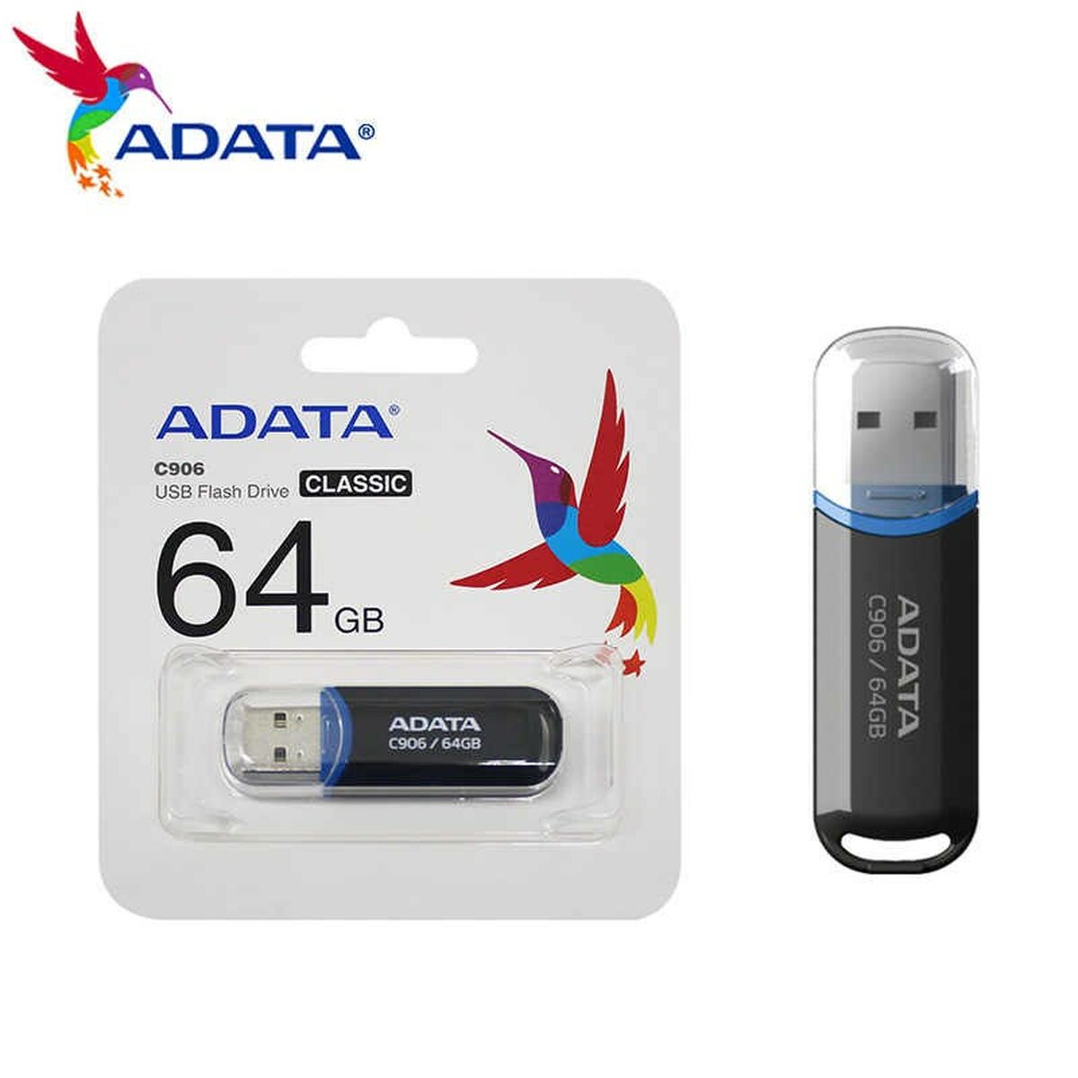 Pamięć USB Adata C906 Czarny 64 GB